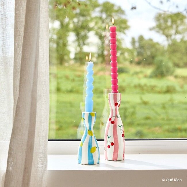 Que Rico - Candle Holder Nina - Cherry Charm