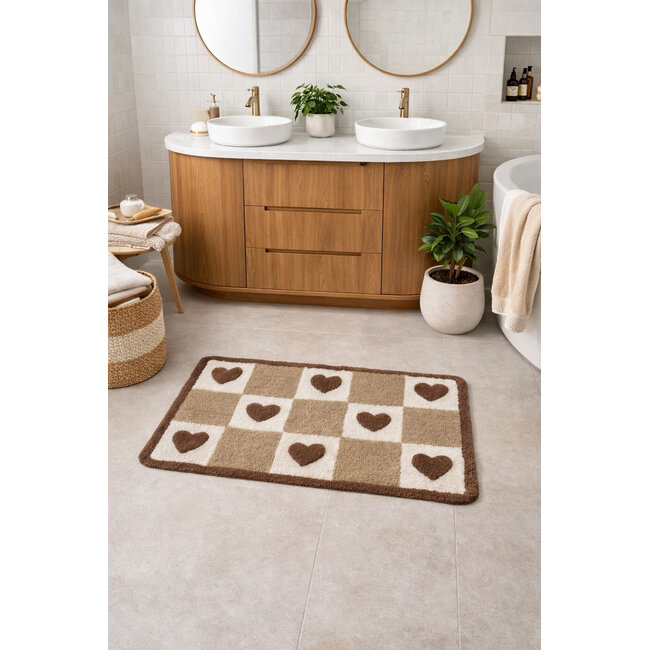 Kersten - Bath Mat Hearts