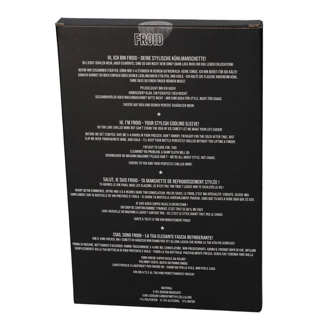 GiftCompany - Wijnfleskoeler - Wijnkoelhoes Froid - Kreeft