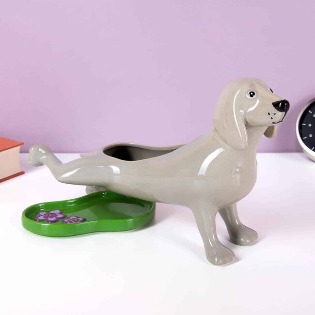 Bitten - Pot de Fleurs Pee Dog - Chien qui urine