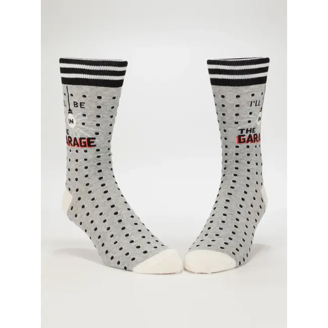 Blue Q - Socks I'll Be In The Garage - size 40-46 (men)