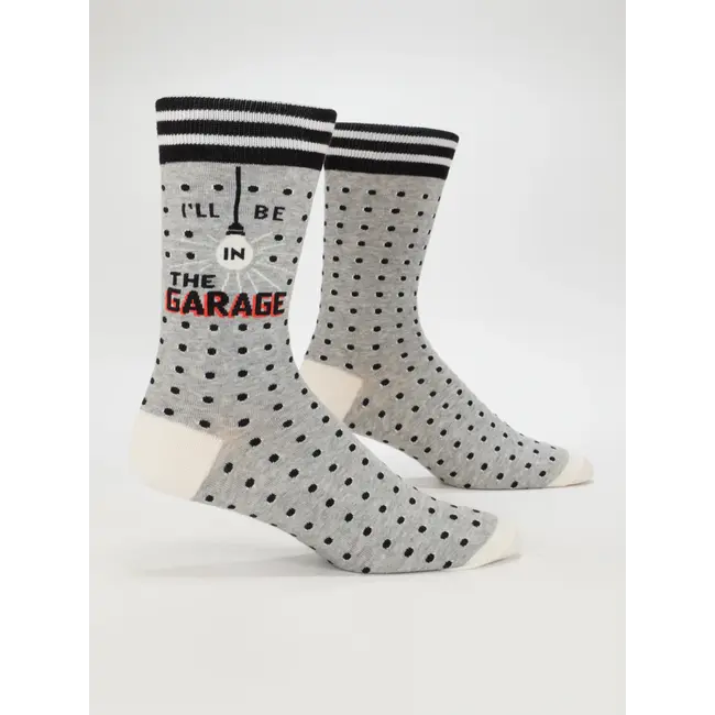 Blue Q Socks I'll Be In The Garage - men