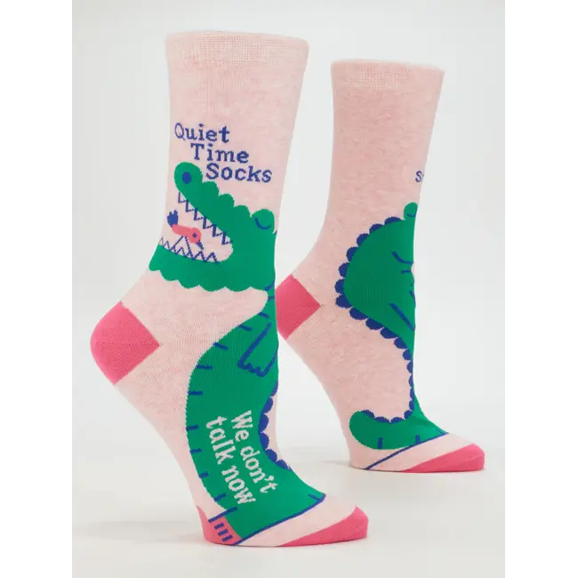 Blue Q Socks Quiet Time - women