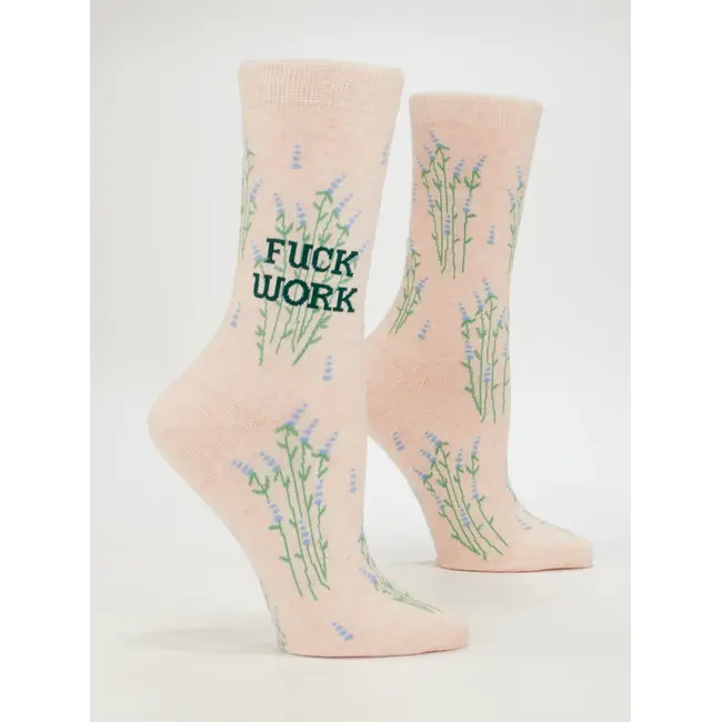 Blue Q - Sokken / Kousen Fuck Work - maat 36-41 (vrouwen)