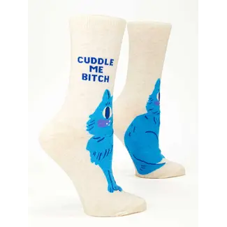 Blue Q Socks Cuddle Me Bitch - women