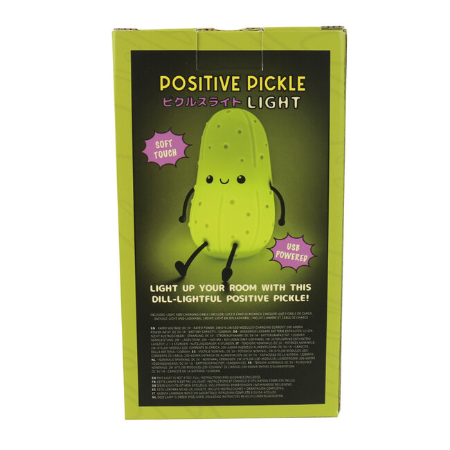 Gift Republic - Tafellamp Positive Pickle - USB oplaadbaar - soft touch
