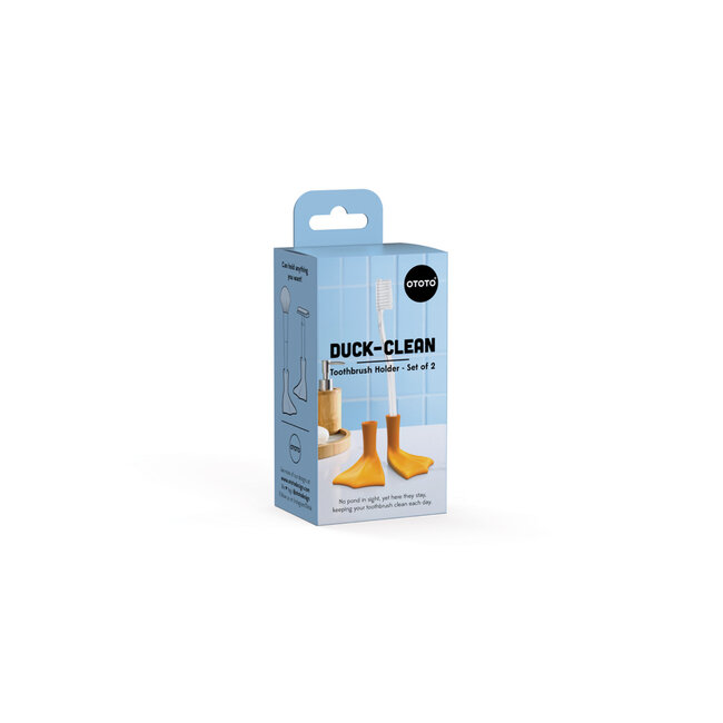 Ototo – Zahnbürstenhalter Duck-Clean – 2er-Set