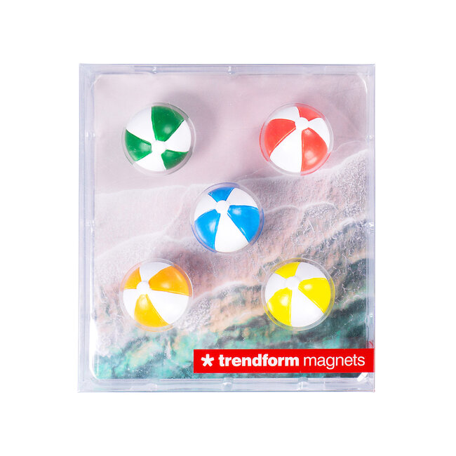 Trendform - Aimants Beach Ball - lot de 5