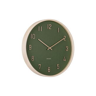 Karlsson Wall Clock Nervadura - green