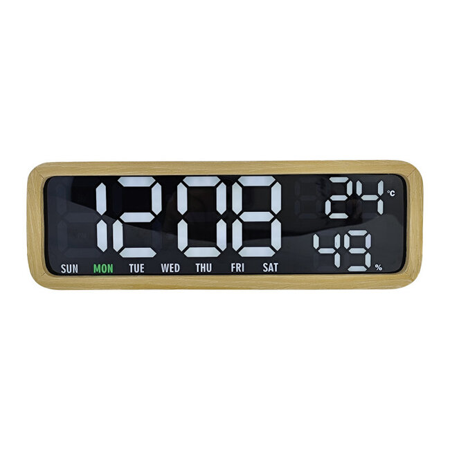 Karlsson - Alarm Clock Madera - light wood - usb