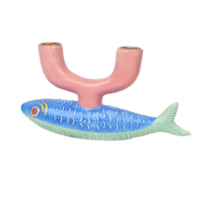 Talking Tables - Porte-bougie - Bougeoir Poisson