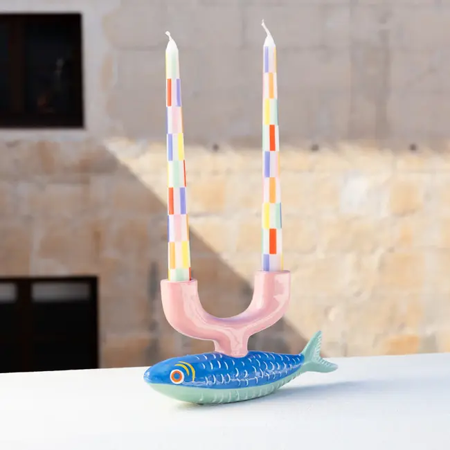 Talking Tables - Candle Holder - Candlestick Fish