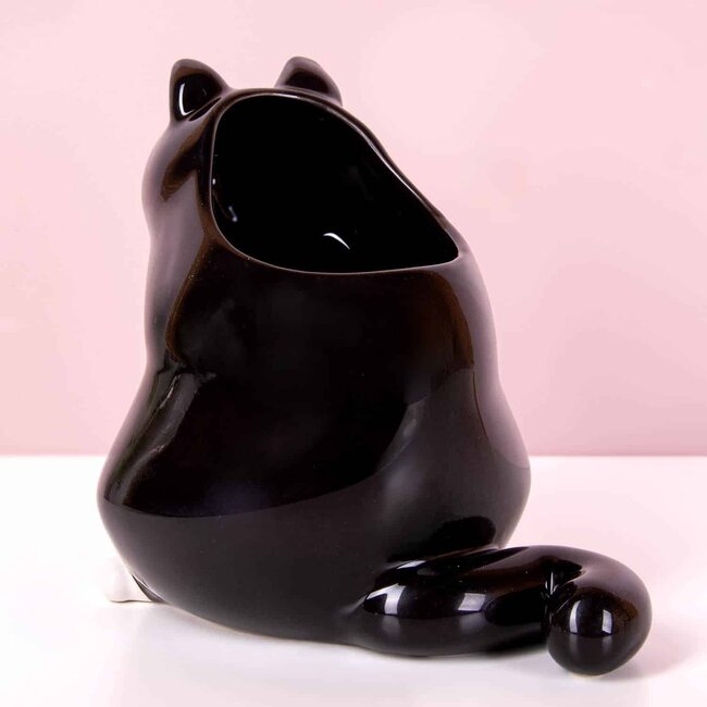 Bitten - Vase Schwarze Katze