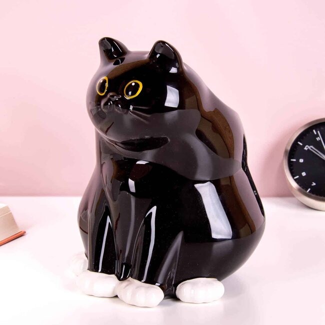 Bitten - Vase Schwarze Katze