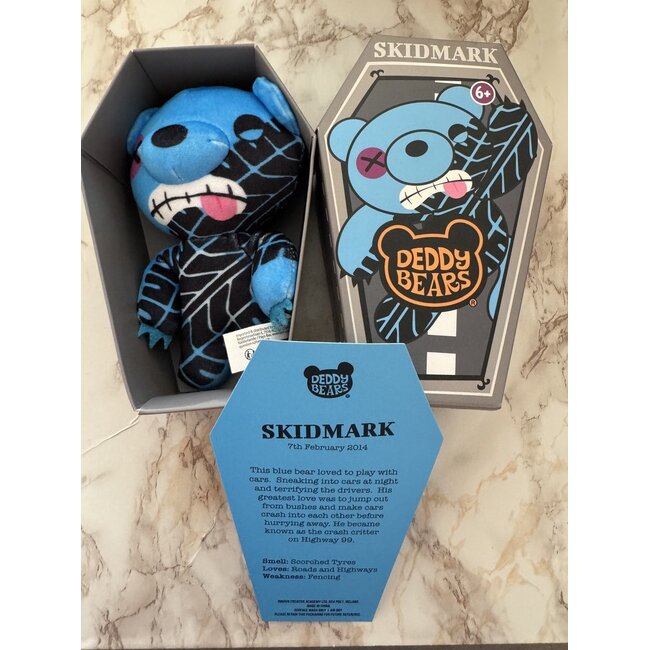 Deddy Bears Peluche Série 3 - H 15 cm - dans une boîte cercueil