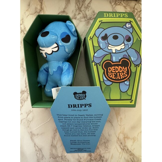 Deddy Bears Peluche Série 3 - H 15 cm - dans une boîte cercueil