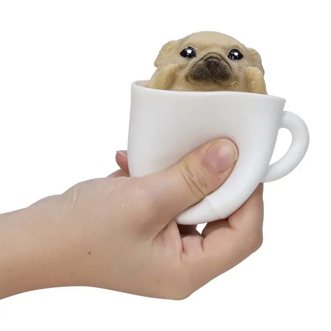 Squeeze Toy Pup In A Cup