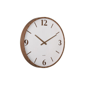 Karlsson Horloge Murale Detaille Large - gris chaud