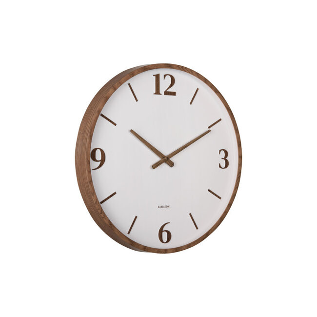 Karlsson Horloge Murale Detaille Large - gris chaud