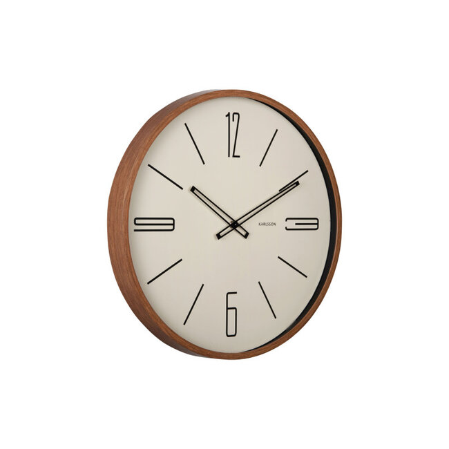 Karlsson Wall Clock Marcado Large - sand brown