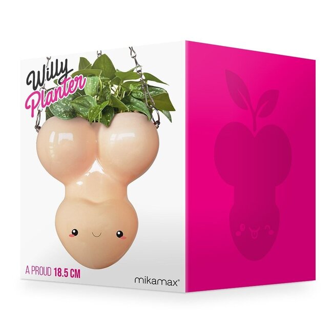 Planter Willy - hanging - a proud 18.5 cm