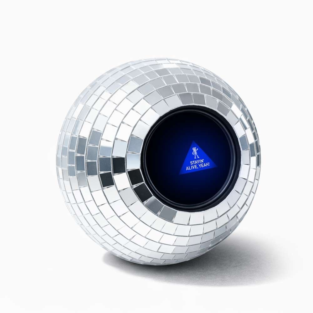 MIJOMA Boule De Décision – Oracle Divinatoire 10 Cm – Plus De 20 Réponses En Anglais – Jeu à Boire Et Cadeau Indécis