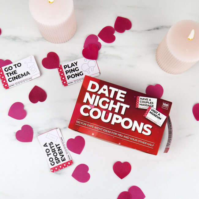 Gift Republic - Kaartenset 100 Date Night Coupons