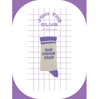 Join The Club Socken Hot Moms Club - violett