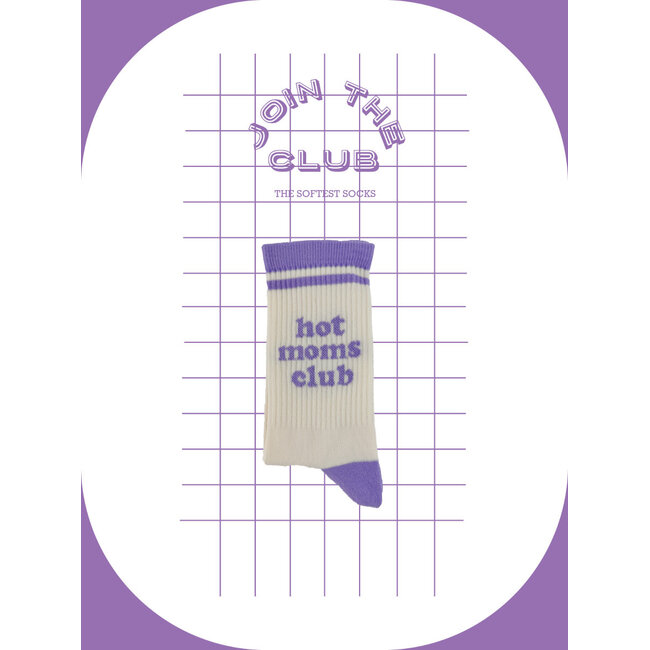 Join The Club - Socks Hot Moms Club (out of duty) - purple - small