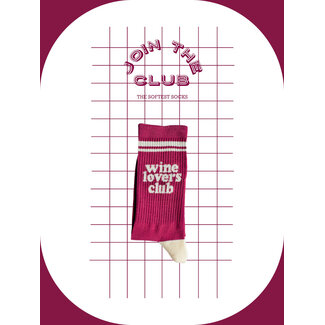Join The Club Socks Wine Lovers Club - small