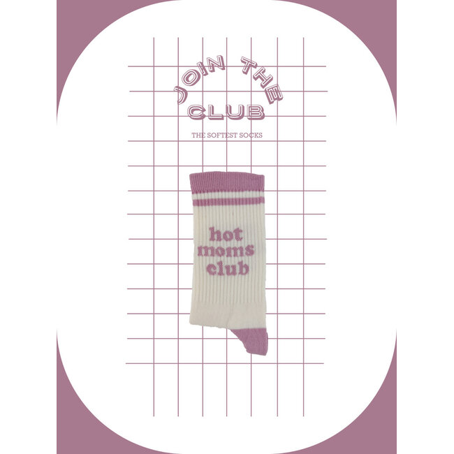 Join The Club - Chaussettes Hot Moms Club - rose - small