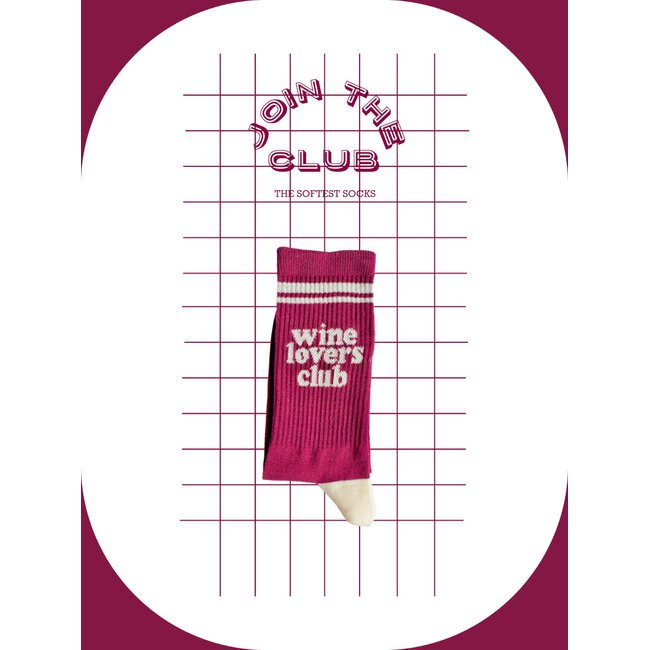 Join The Club – Socken Wine Lovers Club (you're the wine that I want) - large