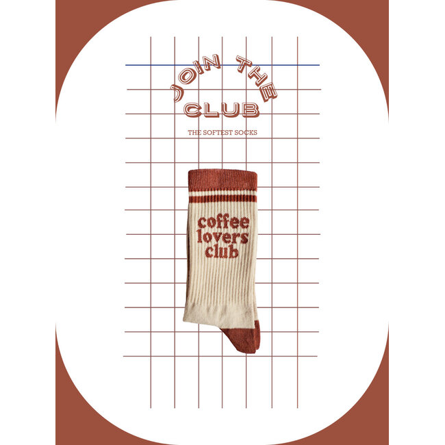 Join The Club Socks Coffee Lovers Club - small