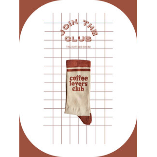 Join The Club Socks Coffee Lovers Club - large