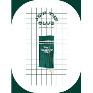 Join The Club Chaussettes Best Teacher Ever - large