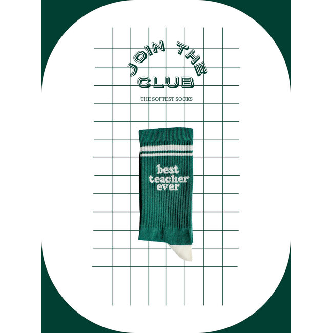 Join The Club – Socken Best Teacher Ever (too cool for school) - large