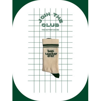 Join The Club Socken Best Teacher Ever - small