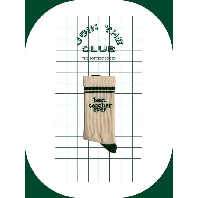 Join The Club - Socks Best Teacher Ever (too cool for school) - small