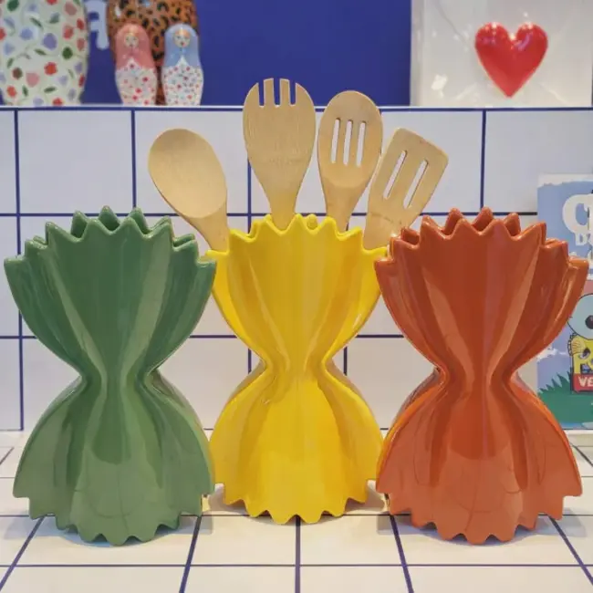 Fluid Market - Vase Pasta - red - ceramic - limited edition