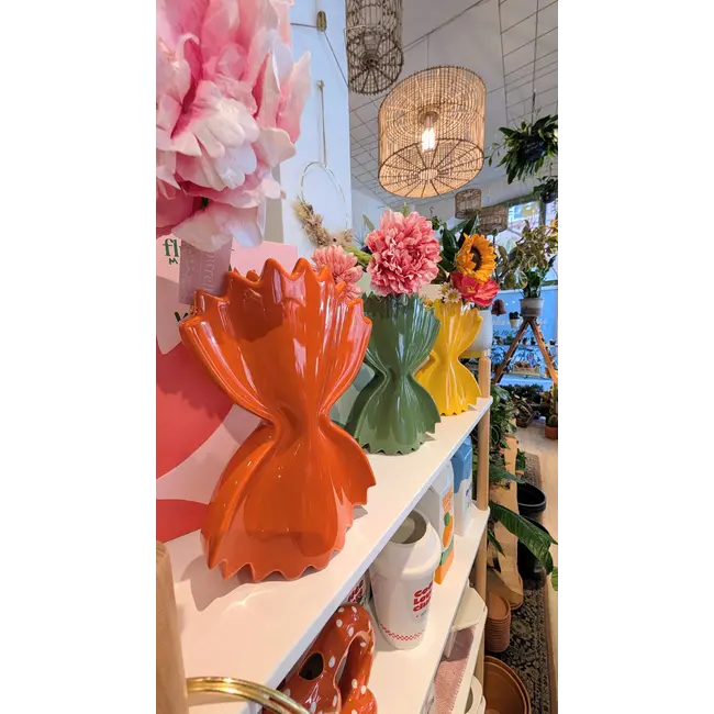 Fluid Market - Vase Pasta - red - ceramic - limited edition