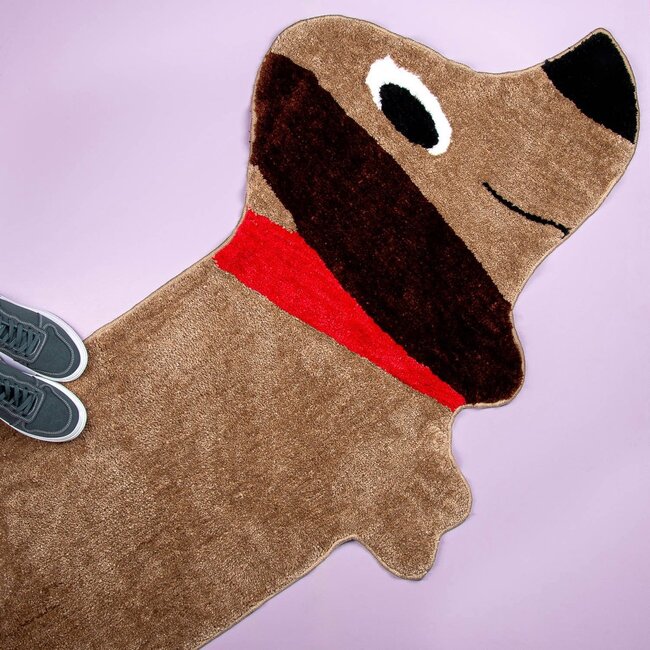 Bitten - Badmat Teckel Hond XL - extra large