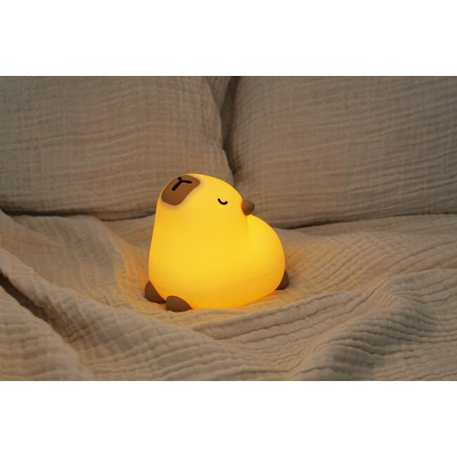 Winkee - Nachtlicht Capybara - wiederaufladbar - Touch-Steuerung