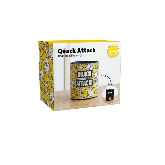 Winkee - Mug Quack Attack - Heat Sensitive Magic Mug with ducklings