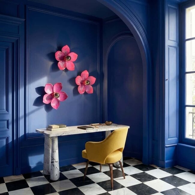 Werns Werner Voß - Wall Lamp Bloom Flower - pink