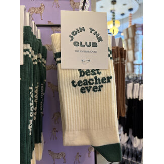 Join The Club Socken Best Teacher Ever - small