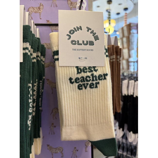 Join The Club - Sokken Best Teacher Ever (too cool for school) - small