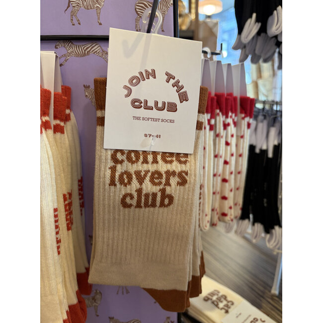 Join The Club Socken  Coffee Lovers Club - small