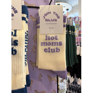 Join The Club Socken Hot Moms Club - violett - small