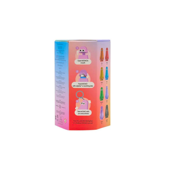 Momo Blind Box - mini houder voor o.a. aansteker - inclusief sleutelhanger