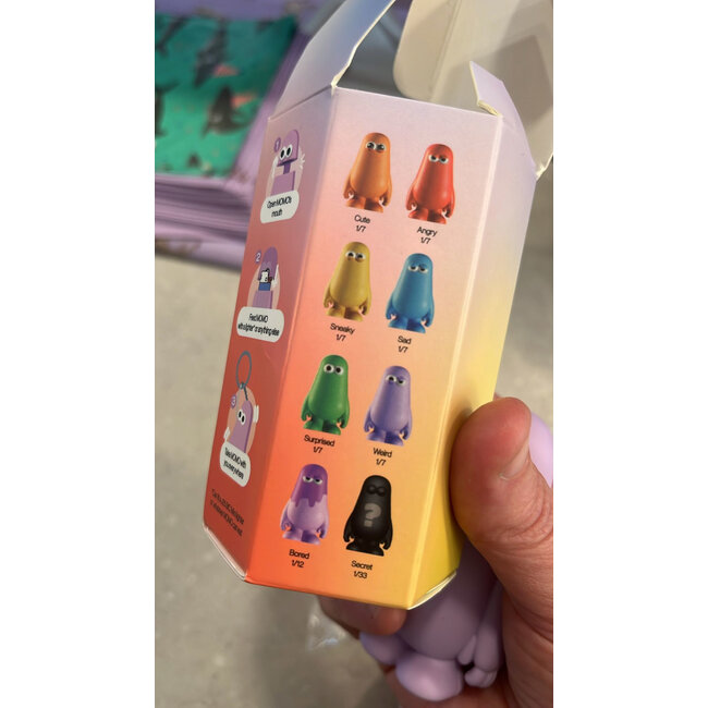 Momo Blind Box – Mini-Halter für Feuerzeug usw. – inklusive Schlüsselanhänger